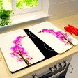 2 Protecções Vidro para Fogão Orquídeas