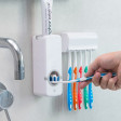 Dispensador de pasta de dentes com suporte para escovas 