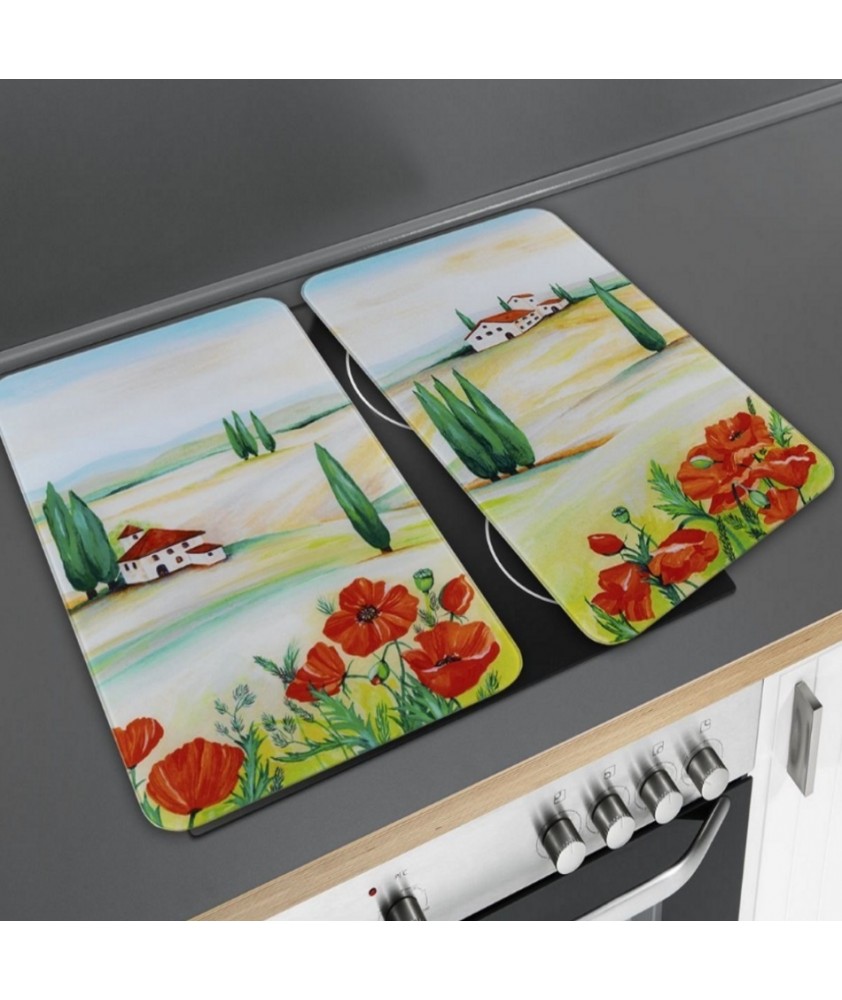 2 Protecções Vidro para Fogão Toscana