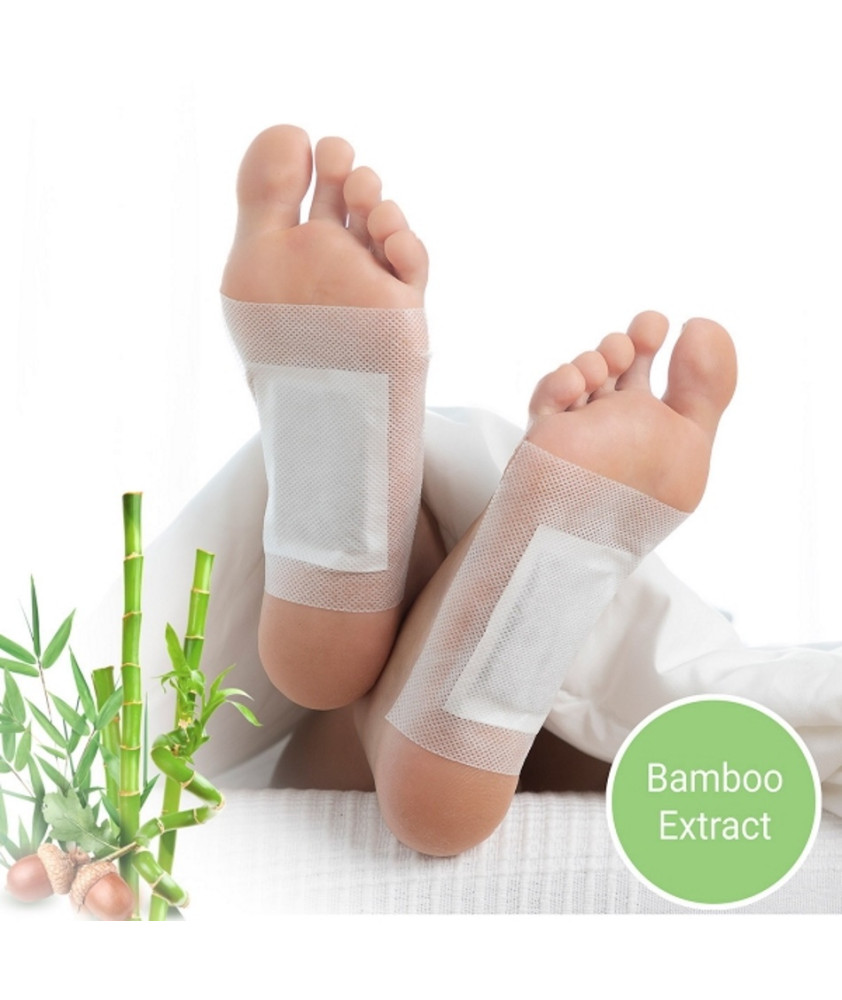 Adesivos relaxantes para pés Bambú
